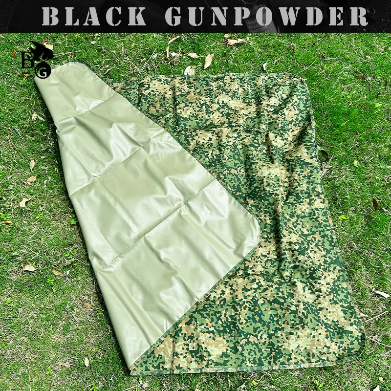 Dutch camouflage single person folding flame retardant, waterproof, moisture-proof, scratch adhesive outdoor camping lawn mat