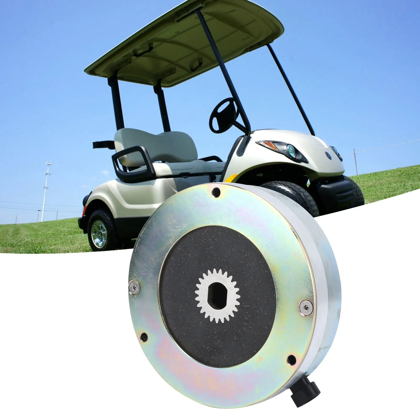 Elektryczny hamulec silnika samochodowego 610065 ze stopu stali, zamiennik do EZGO RXV Electric 2008- i nowsze, hamulec silnika samochodowego, wymiana hamulca silnika.