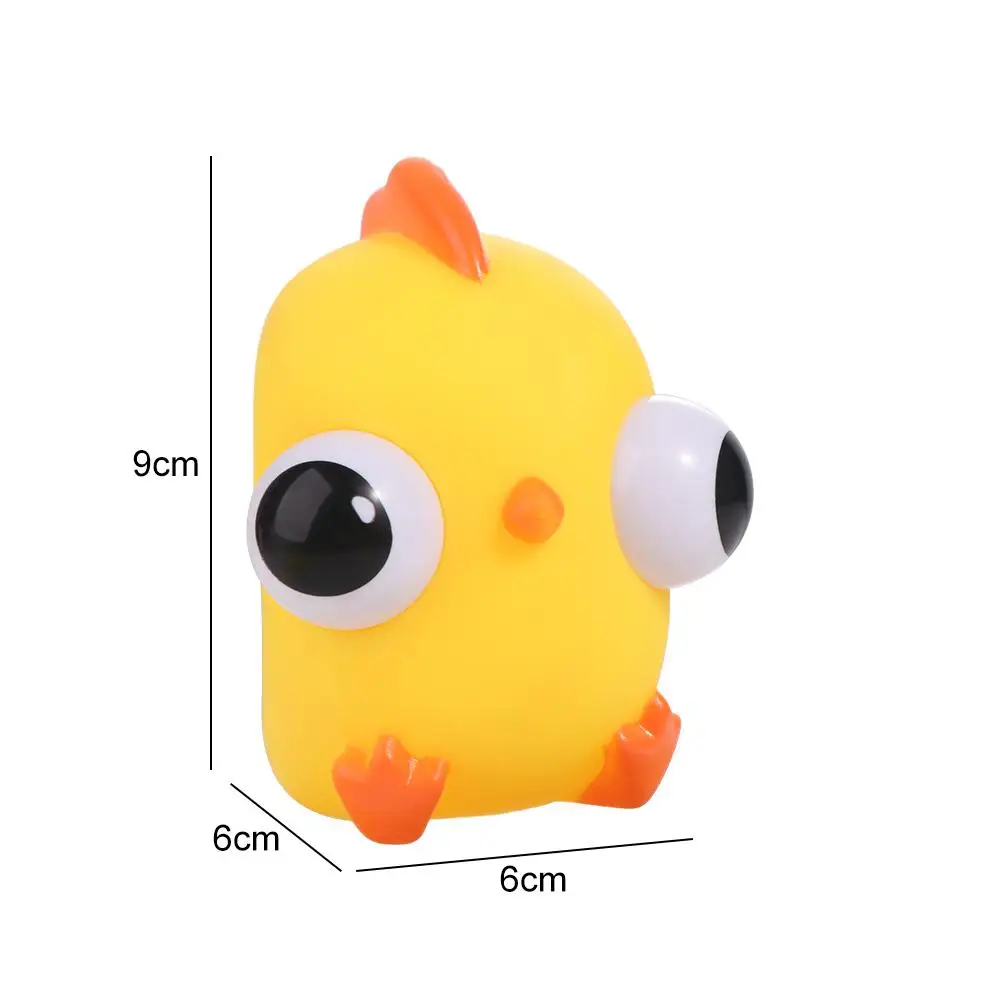 Huhn Weiche Pop Eye Squeeze Sensorische Spielzeug Langsam Rebound Stretch Quetschen Kaninchen Zappeln Spielzeug Anti Stress Hund Welpen Squeeze