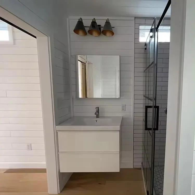 المنازل الجاهزة اسبانيا باوهاوس منزل صغير المنزل خطط المنزل المحمولة 2 غرفة نوم وحدات Casas الحديثة Floridas