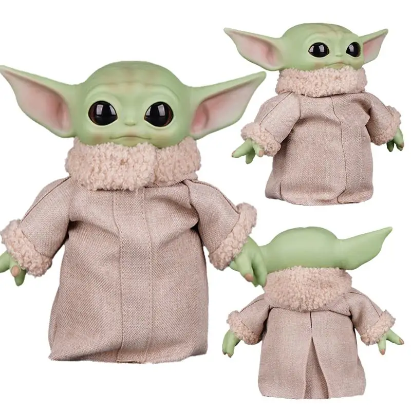 Star Wars 17CM Cloth Grogu Master Yoda Model Toy The Mandalorian Figure Collectible Action Figure Boys Holiday Gift