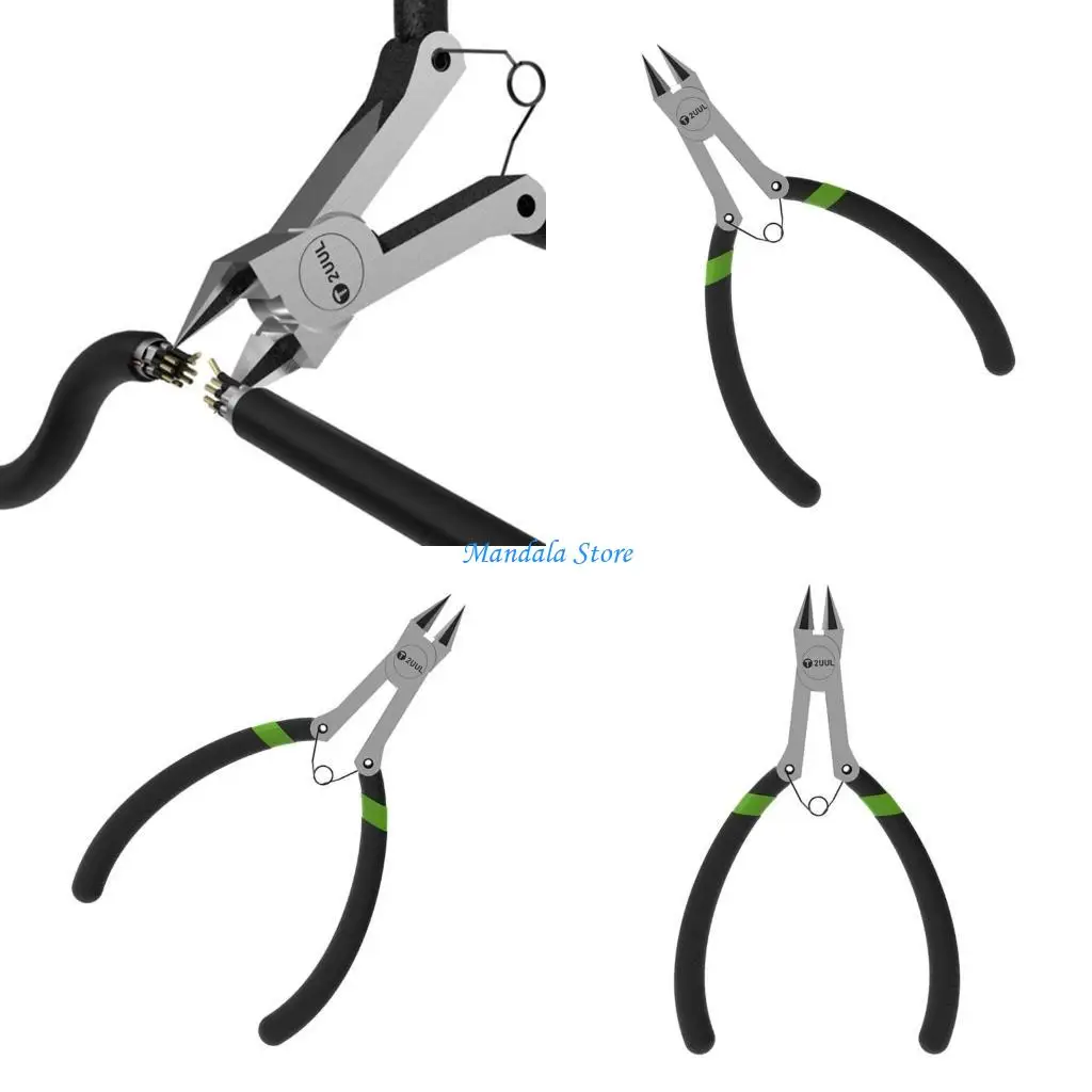 

U2JC Small Wire Snips for Jewelry Making Electronics Wire Cutting Nipper Repair Tool Wire Flush Cutters Side Cutting Pliers