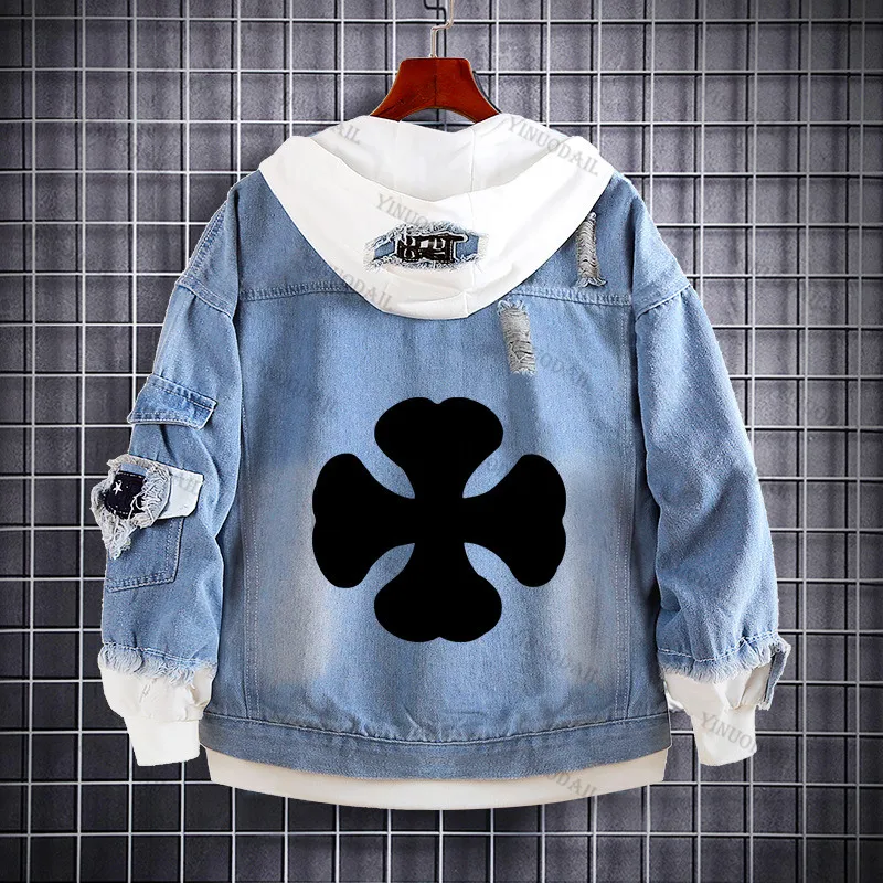 Noell Silva Asta Black Clover Denim Jacket Anime Fifures Coat