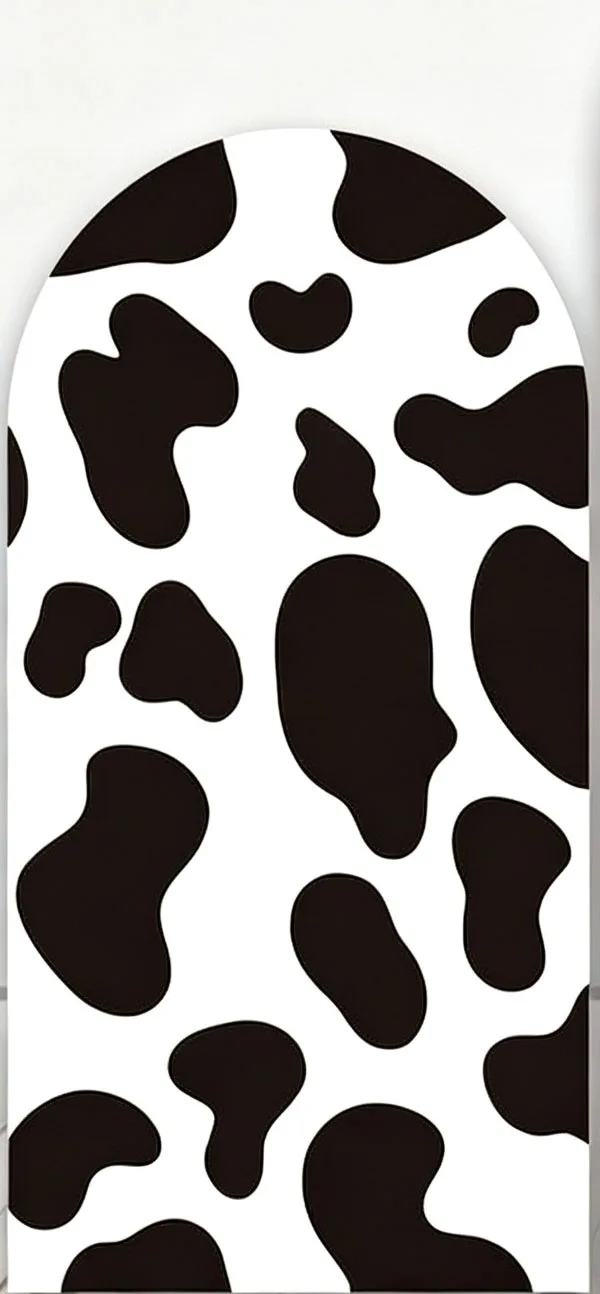 Custom Double-Sided Cowgirls Baby Shower  Arch Backdrop Cover Cow Barn Farm Rodeo Birthday Party Photobooth Background