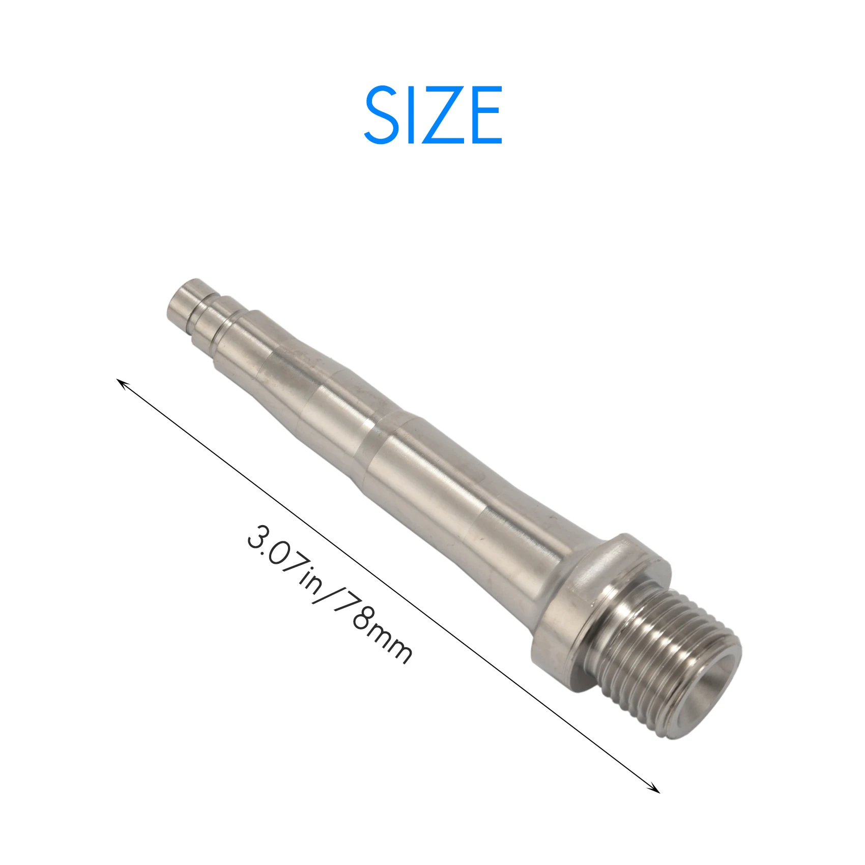 Neue 2-teilige Fahrrad-Titan-Pedalspindeln passend für SpeedPlay Zero X1 X2 & Light Action 78 mm