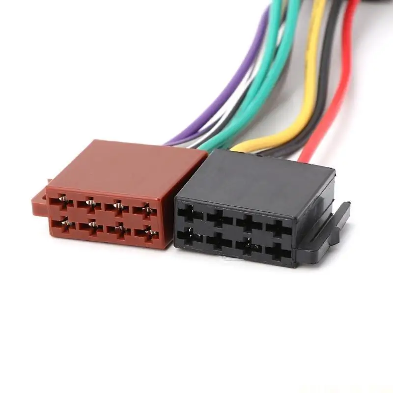 J0MA Car Stereo Radio Cable Wiring Connector Adapter For 207 307 407