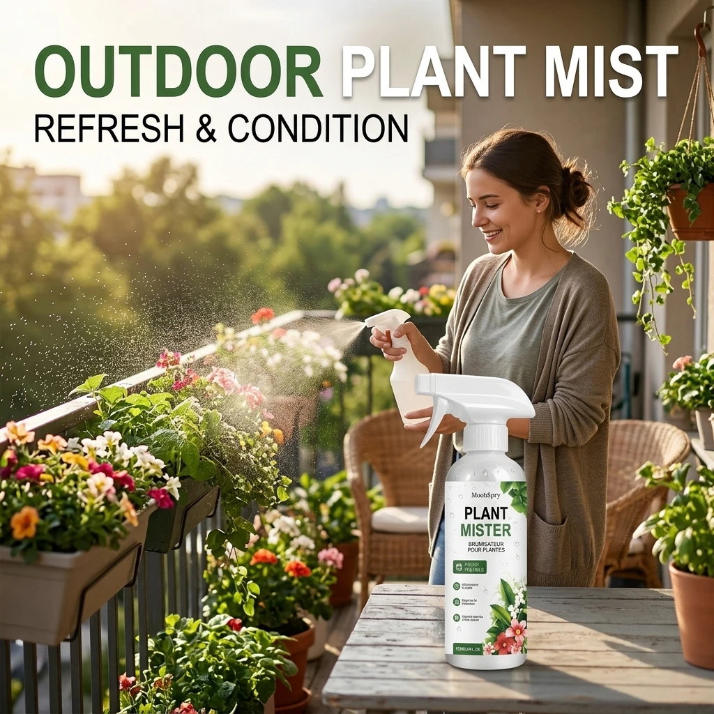 Moonspry Plant Spray Moisturize Promote Nutrient Absorption Supports New Leaves Growths Plant Foliar Brightening Nutrient Spray