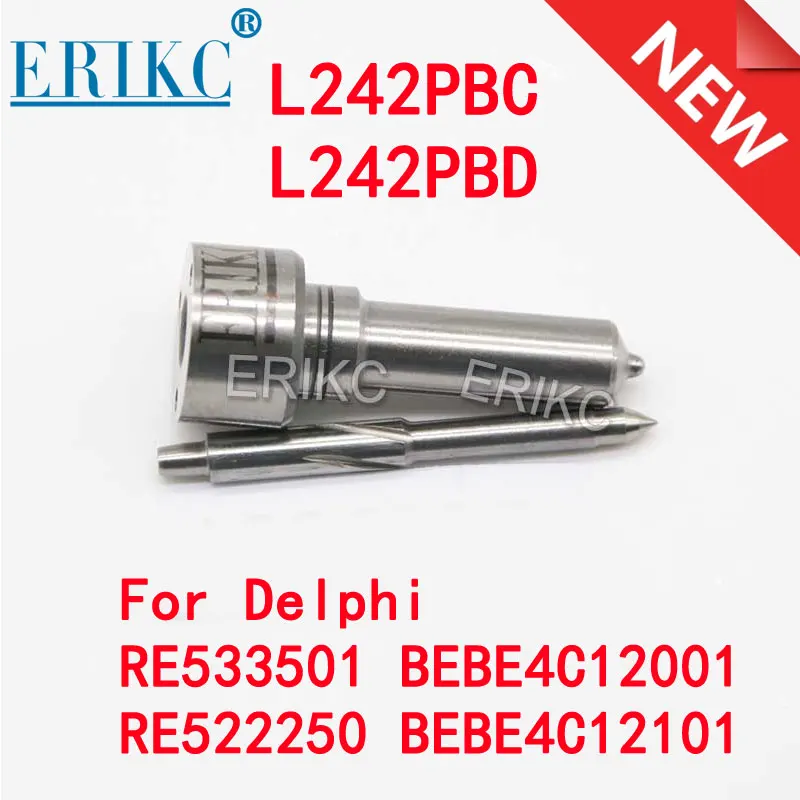 L242PBC Fuel Injector Common Rail Nozzle Tip L242PBD for Delphi RE533501 BEBE4C12001 RE522250 BEBE4C12101