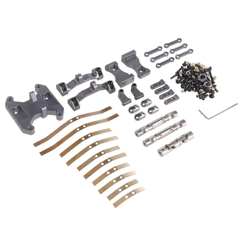 

Wpl Rc Car Upgrade Kit Metal Leaf Spring Metal Drive Shaft For Ural 6Wd Military Truck Diy Modification Accessories Set