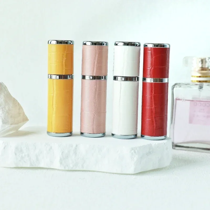 Luxe Krokodillenleer Parfumflesje 5 ml Hervulbare Parfum Verstuiver voor Reizen Spray Fles met Mist Geur Container