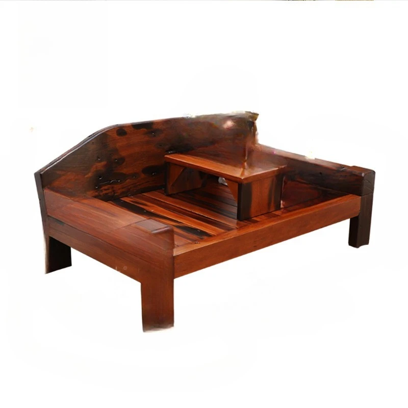 

Solid wood Chinese concubine chair lazy sofa living room log homestay zen