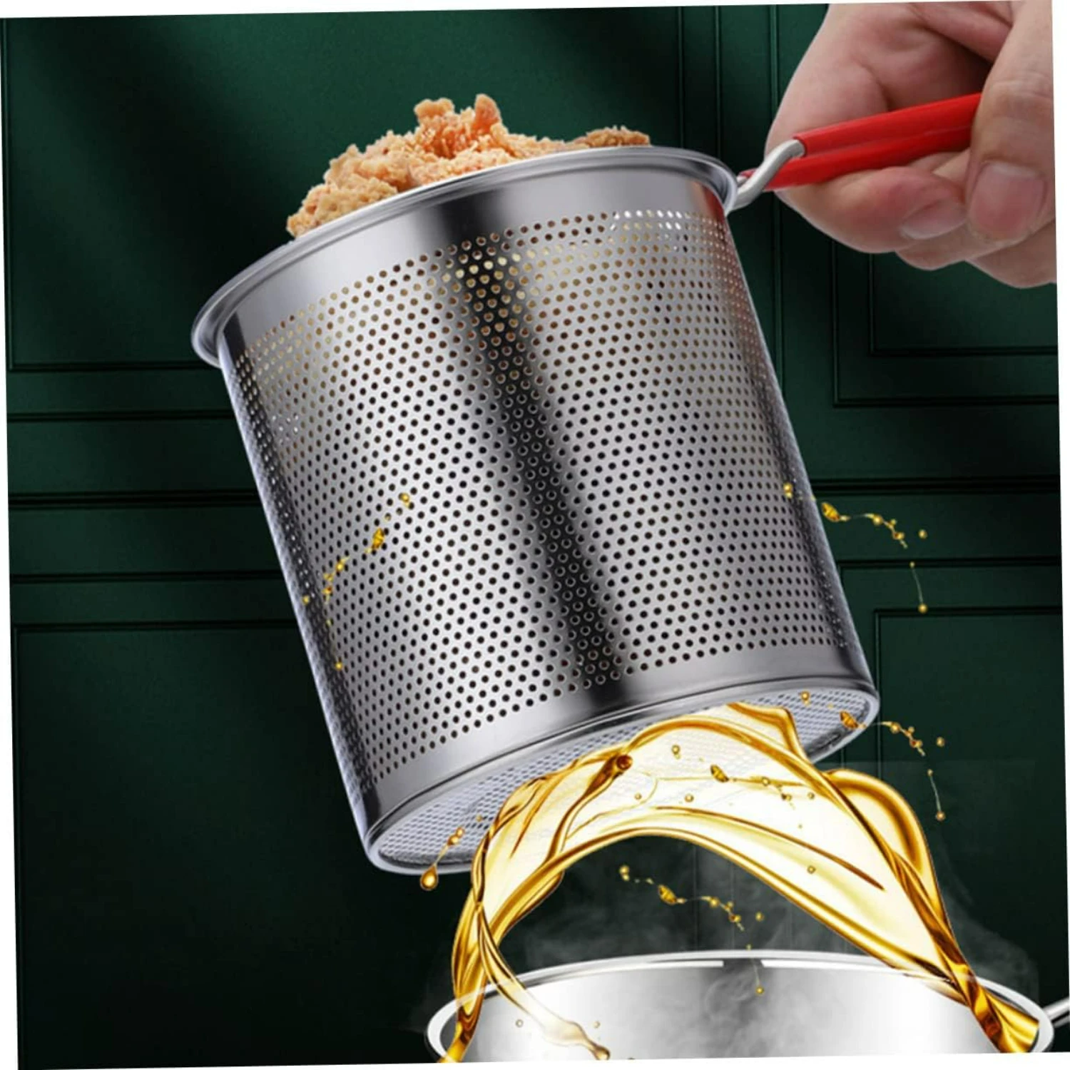 Идеальный набор японских фритюрниц темпуры из нержавеющей стали для домашнего и ресторана — идеальная и универсальная посуда для плиты