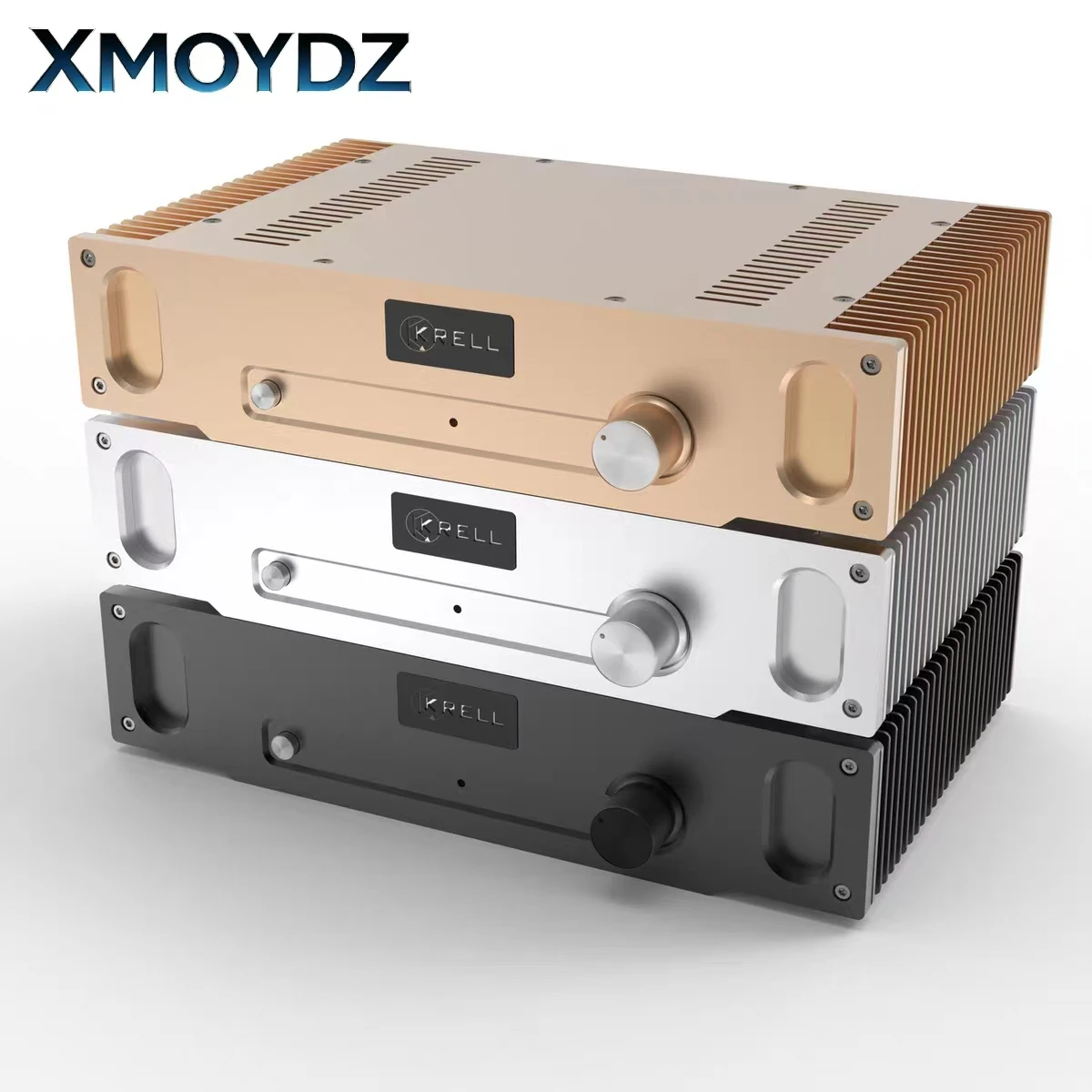 All Aluminum Alloy Mini Class A Power Amplifier Chassis 336x75x208mm Heat Sink HiFi Audiophile DIY Home Audio Enclosure Case
