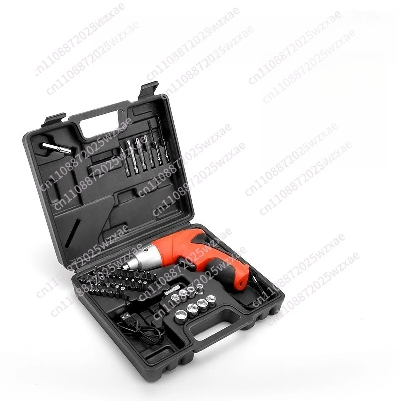 3.6V rechargeable manual electric drill screwdriver electric hardware tool set maintenance household storage hand electric drill