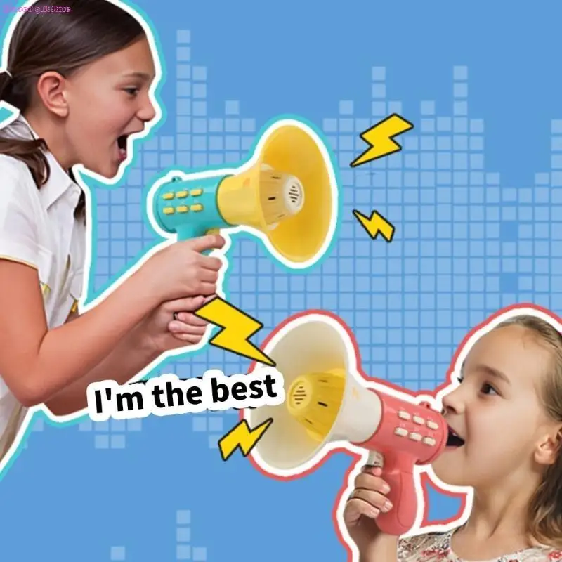 لعبة مكبر صوت للأطفال متعدد الألوان D0JC عملية بسيطة وتسجيل صوتي تتميز بأنها مناسبة للسفر