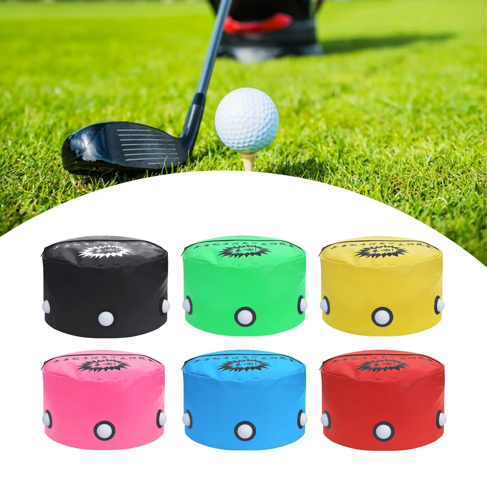 

Golf Smash Bag Strength Training Alignment Corrector Guide Golf Hitting Bag