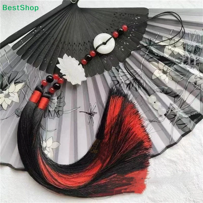 中国風の平和の象徴、蓮の二色タッセルフリンジトリム、ビーズ縫 - Beaded Trim Fringe のレビューと価格