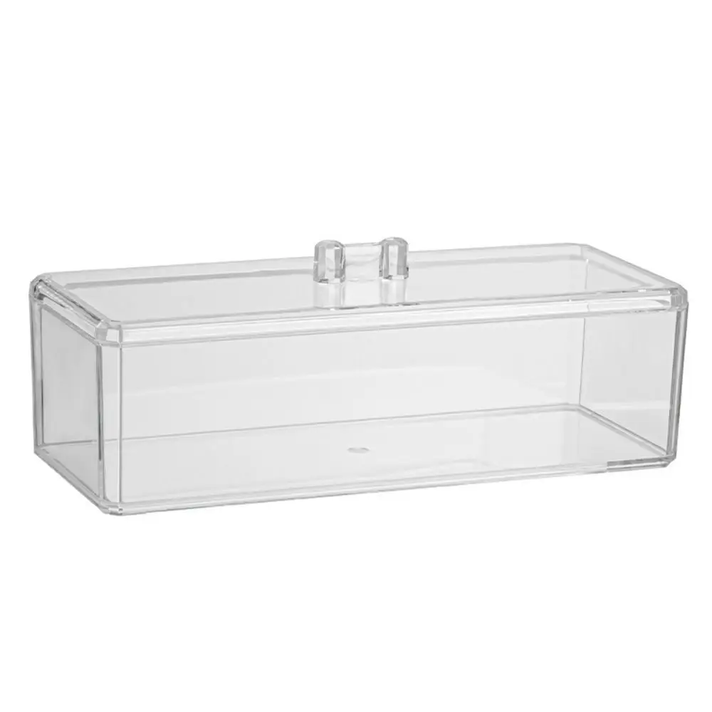 Transparent Acrylic Storage Box 22*8.5*5.5 CM Tea Bag Organizer Kitchen Pantry Cabinet Sort and Organize Storage Shelves