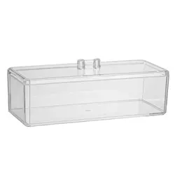 Transparent Acrylic Storage Box 22*8.5*5.5 CM Tea Bag Organizer Kitchen Pantry Cabinet Sort and Organize Storage Shelves