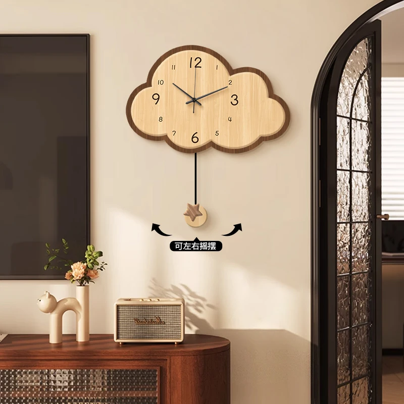 

Kawaii Chic Wall Clock European Art Office Living Room Digital Wall Clock Design Pendulum Montre Murale Salon Room Decoration