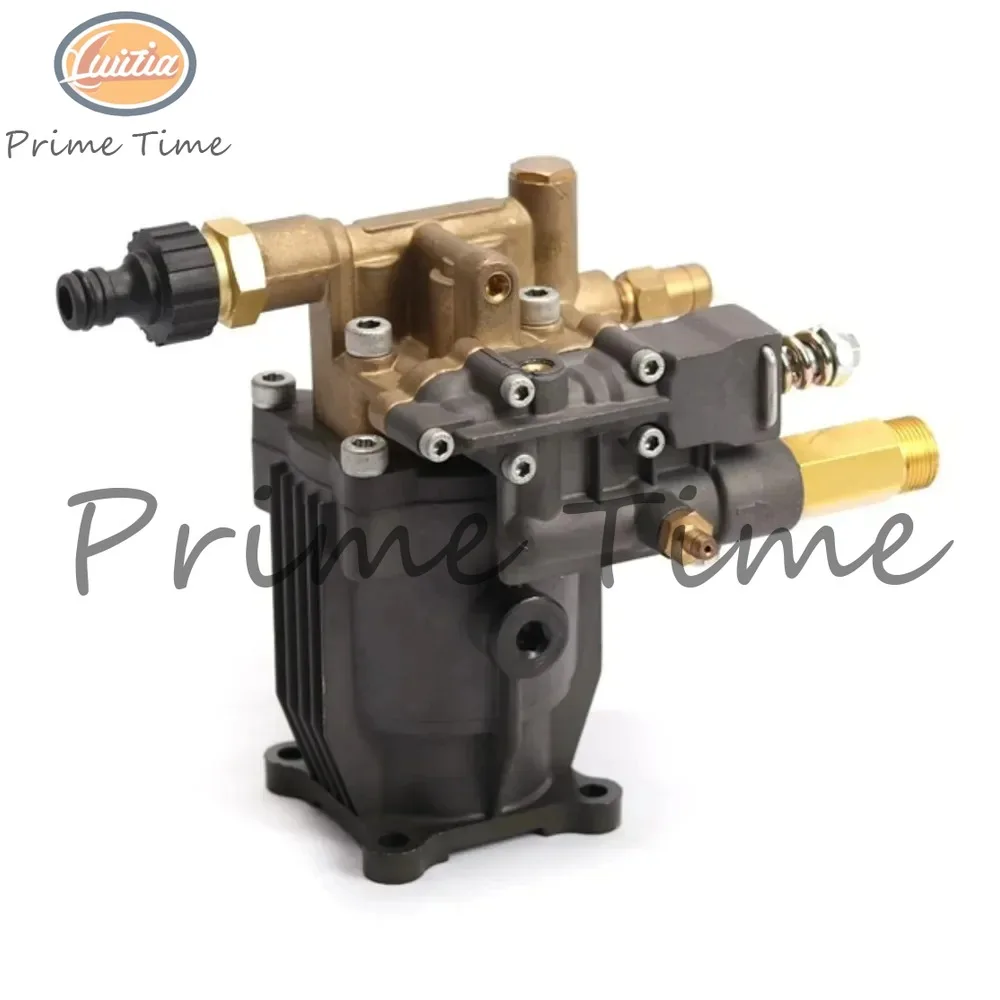 1/2'' 3/4'' 8.3LPM~9LPM P180 Plunger Pump Copper Swashplate Pump Washer Accessories Gasoline Power Parts Car Wash Pump Head