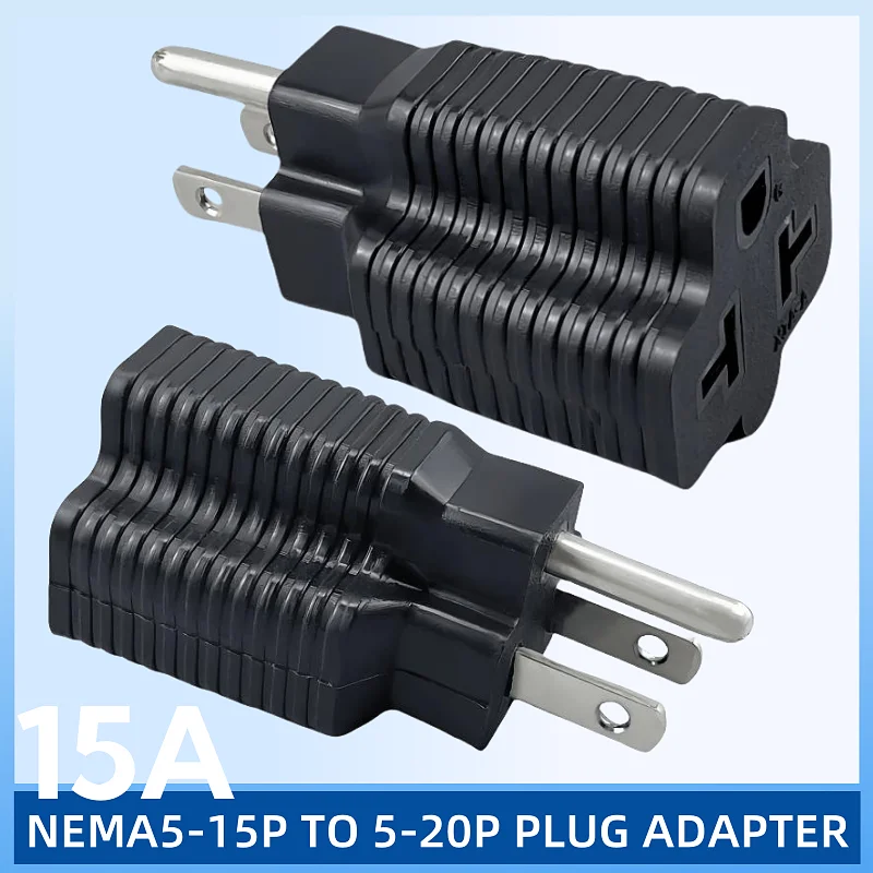 nema 5-15p to nema 5-15/20r plug adapter 5-15P to 6-15P 5-15P to 6-20P 4 in 1 AC Power Adapter 15A to 20A power plug converter