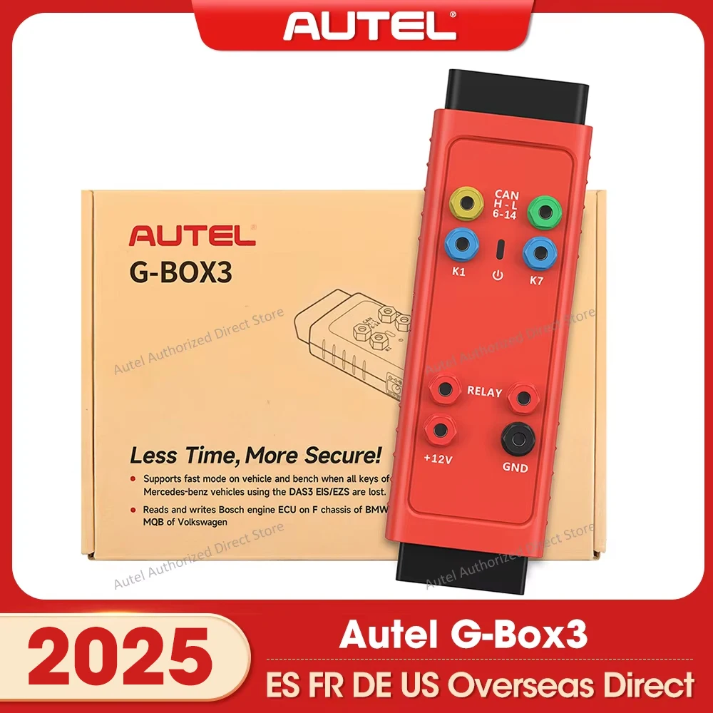 Autel G-BOX3 For Key Programming GBOX3 Adapter For Mercedes-Benz BMW Toyota 4A All Key Lost Work With IM608 PRO IM508S IM608S II