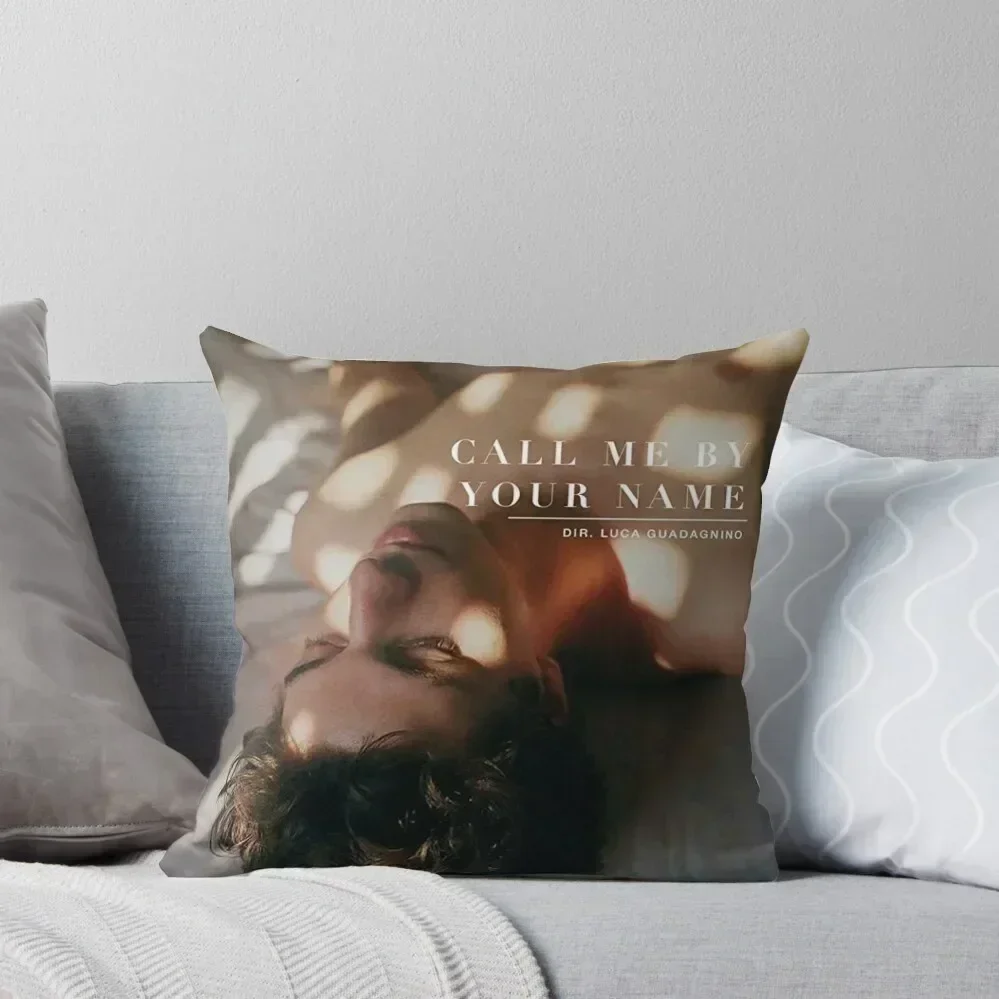 

Call Me By Your Name sticker Throw Pillow sleeping pillows Decorative Cushion Cushions Cover Decorative Cushion Cover pillow