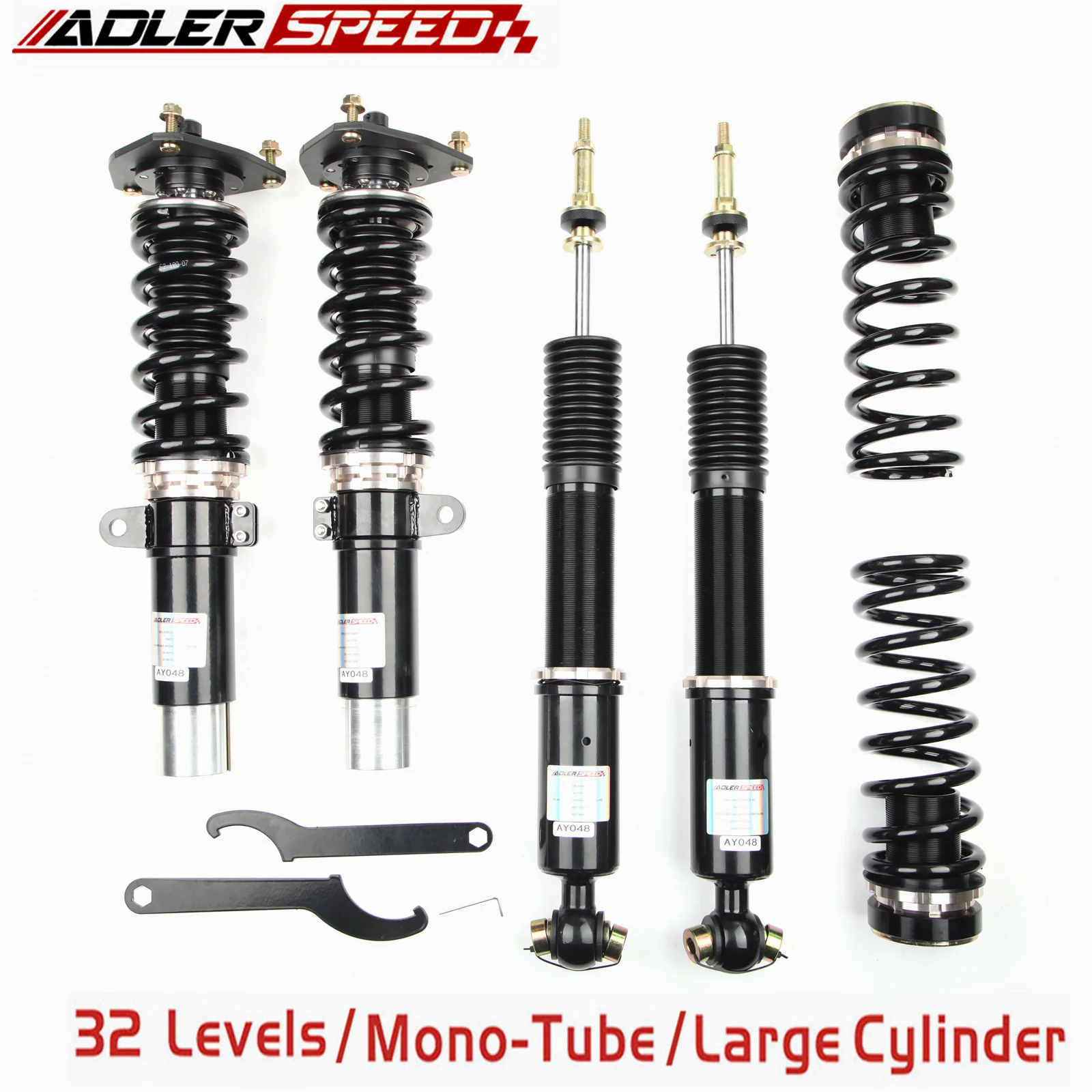 ADLERSPEED 32 Level Damping Force Adjust Coilovers Kit For VW GOLF/GTI MK7 2015+up 49mm