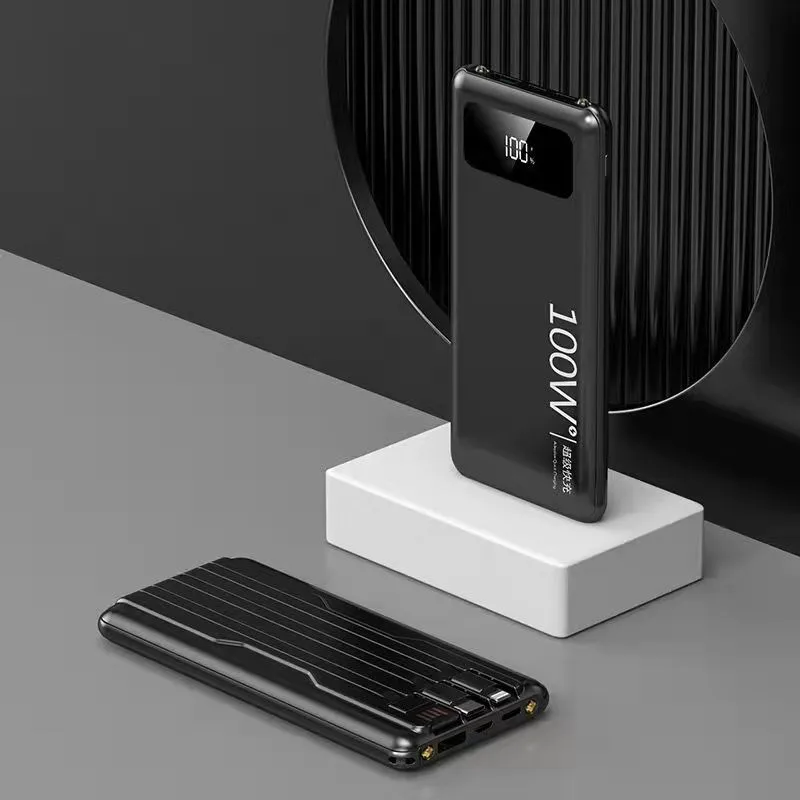 3C معتمد بقدرة 20000 مللي أمبير في الساعة لهاتف Apple لهواوي شحن سريع للغاية مع بنك طاقة كابل مدمج