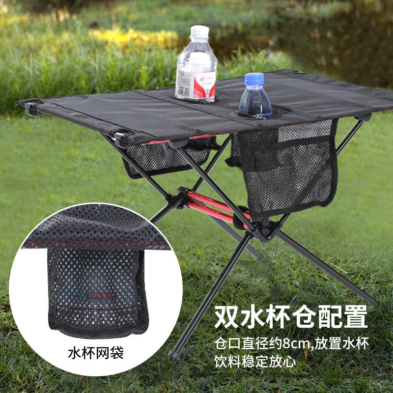 

Outdoor Aluminum Alloy Folding Table Portable Ultralight Storage Tourist Picnic Desk For Traveling Camping Furniture Equipment