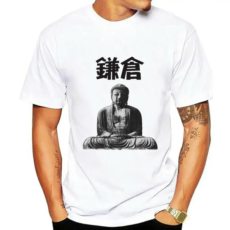 Kamakura T Shirt Great Buddha Daibutsu Buddhism shirt Japan Tokyo Men Women sizes Hand Screenprinted