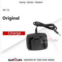 100% Original UV-16 Pro V2 Charger Dock UV-16 Max V2 USB Desktop Charger UV16 PLUS Battery Charger Walkie Talkie Accessories