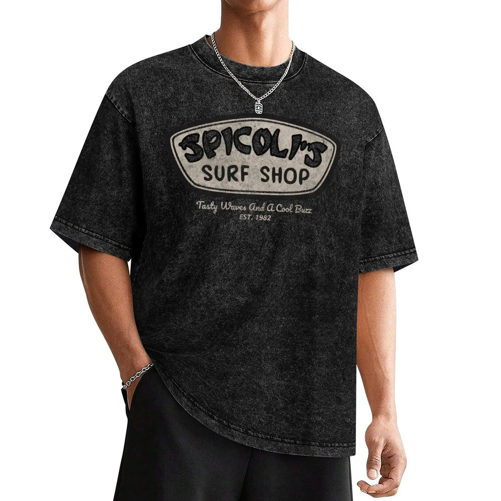 

Spicoli's Surf Shop T-Shirt custom shirt aesthetic clothes Men's clothing