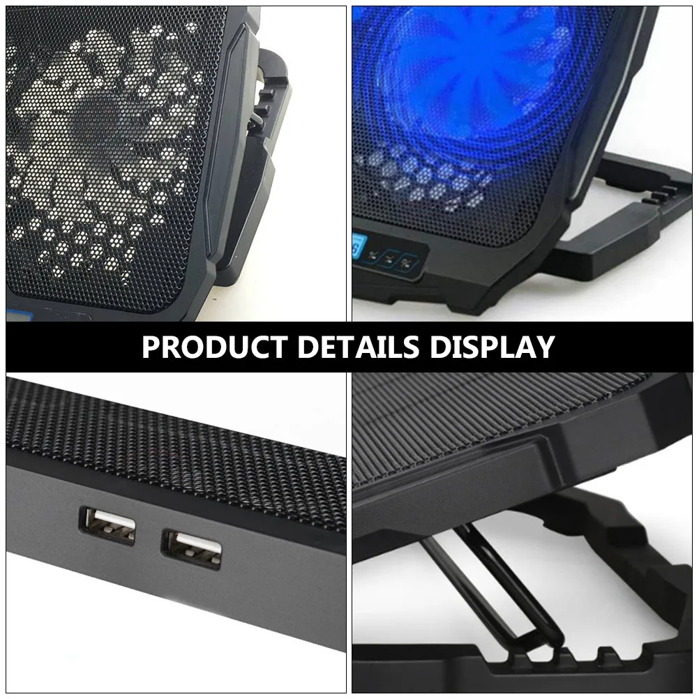

Heat Sink Laptop Radiator Exhaust Fan Portable Stand Coller Computer Cooling Rack Accessory Copper Cooler