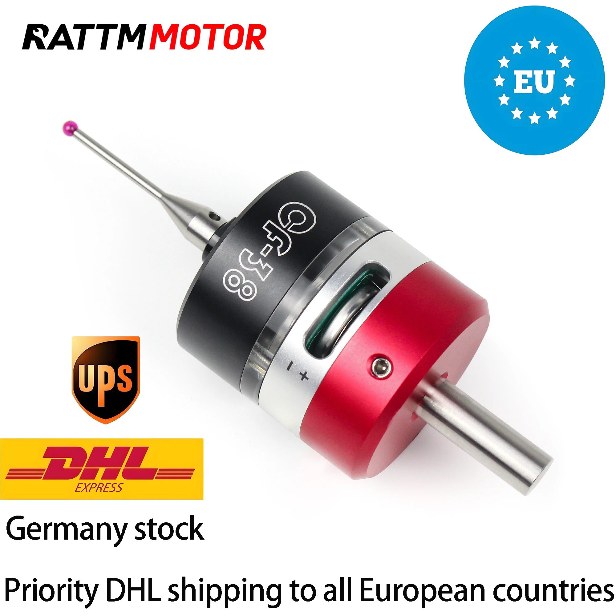 

RATTM CF-38 Trigger 3D Edge Finder Three-coordinate Precision Probe Centring Rod Tool Setter