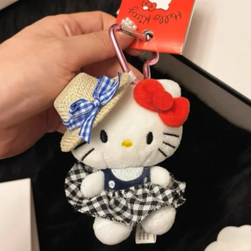 Nowy Śliczny Kotek Mini Pluszowa Lalka Zawieszka do Torby Brelok Dekoracja Kawaii Kotek Anime Gadżety Modna Zabawka Prezent Dla Dziewczynek Dzieci