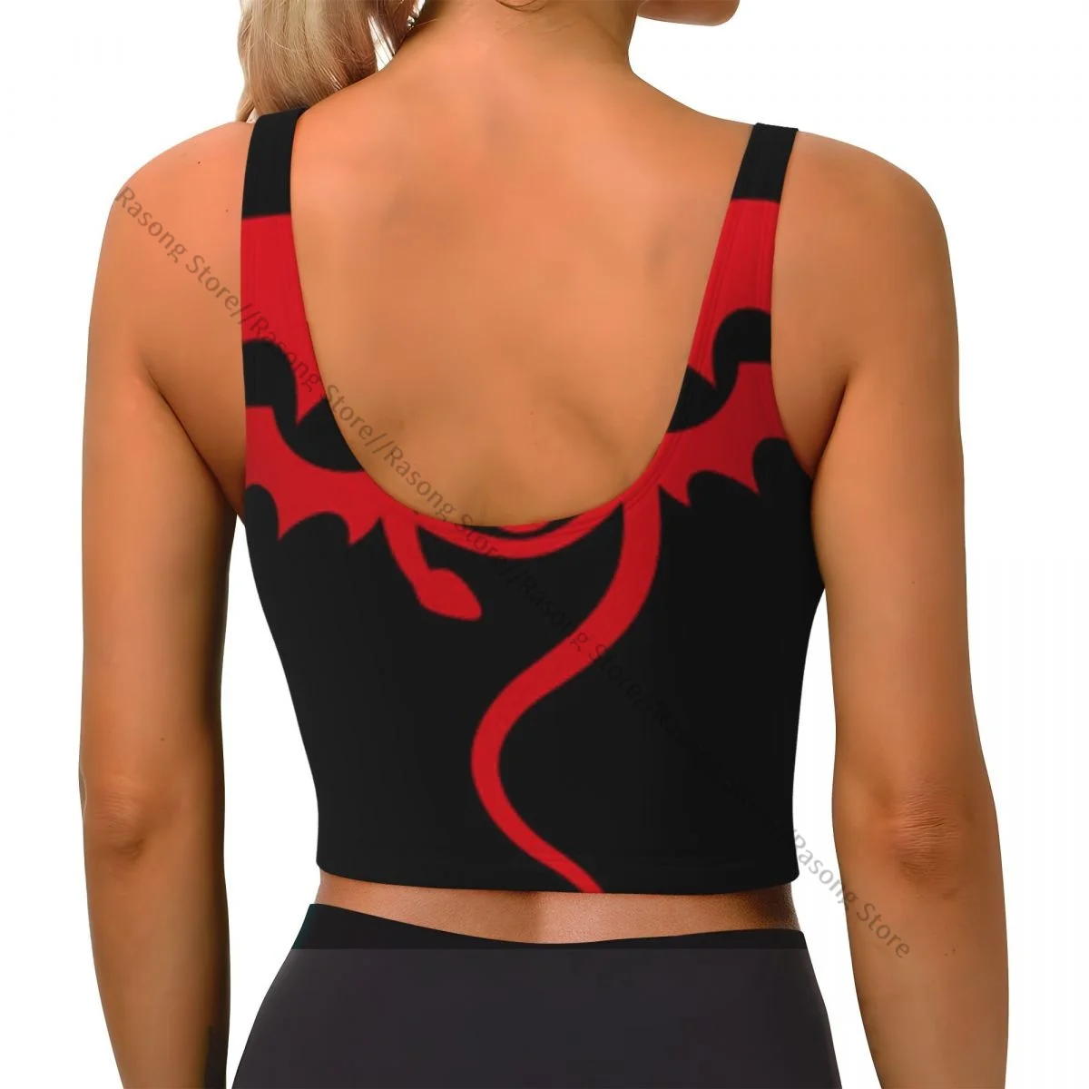 Sports Bra Women Running Yoga Clothes Vest Evil Eye Witchcraft Sign Bloody Mystical Symbol Gathering Fitness Vest