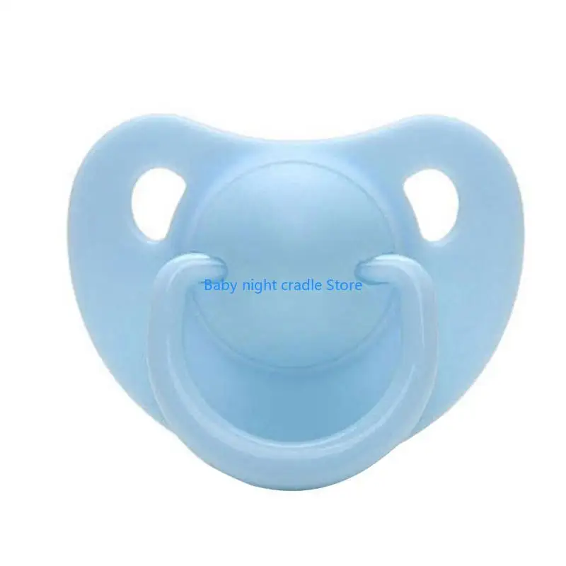 J2FF لينة سيليكون الكبار مصاصة واقعية الحلمة تصميم مهديء الكبار لعبة مهدئة لإدارة التوتر والقلق #2