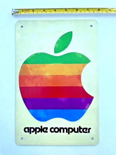 Computer Retro Tin Sign Old School Logo Metal Art Tech Gift Vintage-Aluminum
