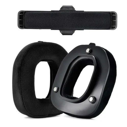 Imagen 2 del producto Almohadillas para auriculares Logitech Astro A50 Gen4 Gen5 A50X, repuesto de auriculares para videojuegos A50 4th 5th Gen, orejeras, almohadillas para diadema