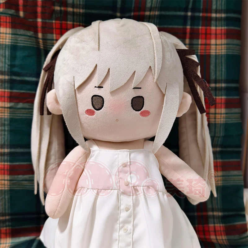 40CM Anime Kasugano Sora Cosplay Outfit Sitting Posture Plush Doll Soft Body Figure Plushie Cushion Christmas Lolita Gift