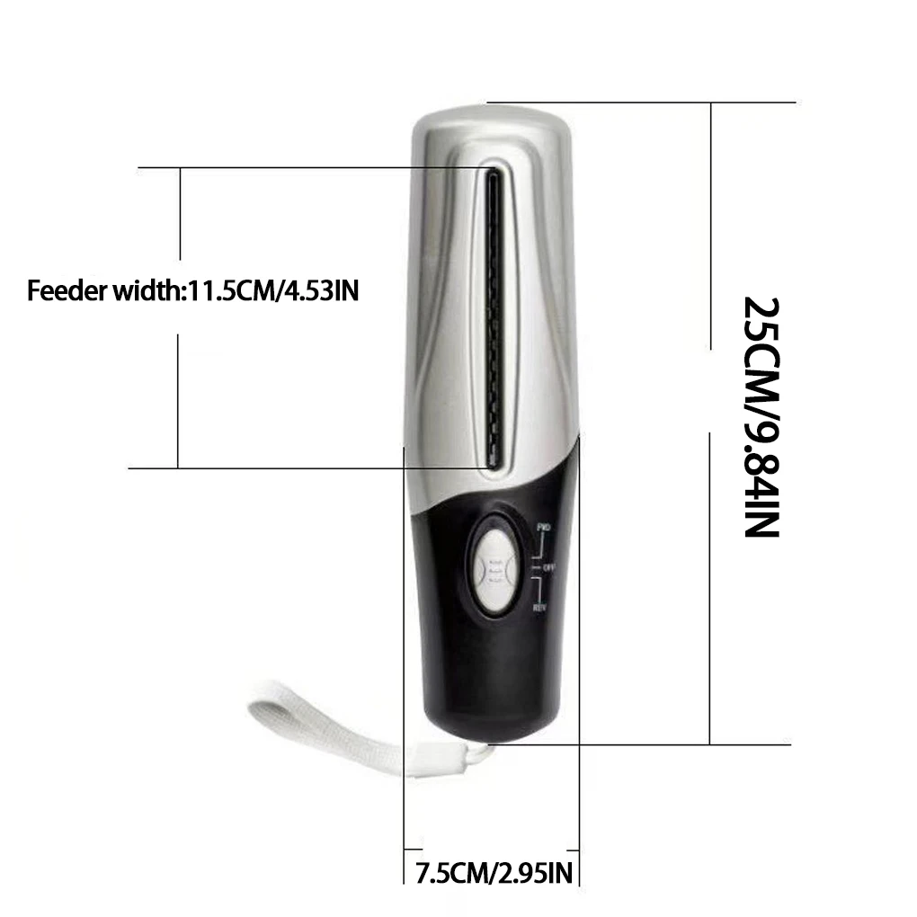 Utensile da taglio portatile per trituratore di carta Mini taglierina di carta USB/a batteria per fatture di ufficio Foto di carta