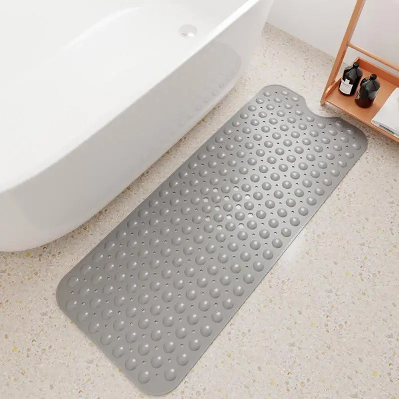 욕실 샤워 매트 욕조 패드, 가정용 욕실 미끄럼 방지 패드, 배수 구멍 및 흡입 컵, 욕조 마사지 발 패드