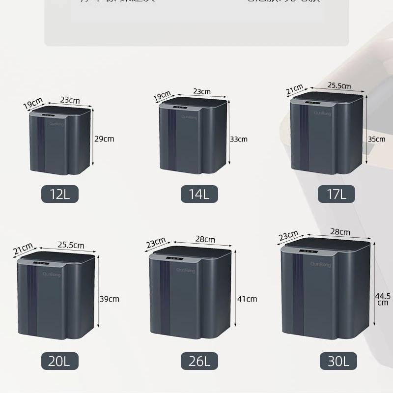 Yaratıcı 20L yeni akıllı sensörlü çöp kovası Can çok fonksiyonlu uygun otomatik açılış kapak ev depolama mutfak banyo hediyeler