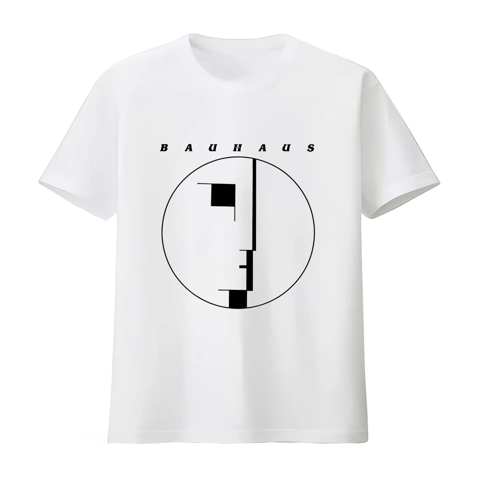 Bauhaus T-Shirt Summer Casual Cotton Tee Oversized Streetwear Tops Vintage Graphic Print Loose Fit Short Sleeve 100% Cotton