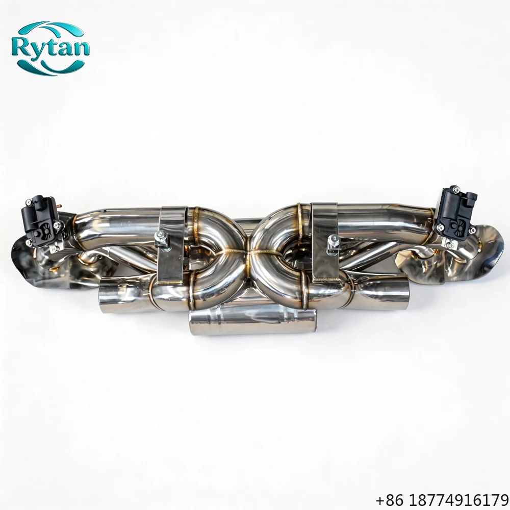 

Valved 304 Stainless Steel Valvetronic Exhaust Pipe System Polish Catback for Carrera