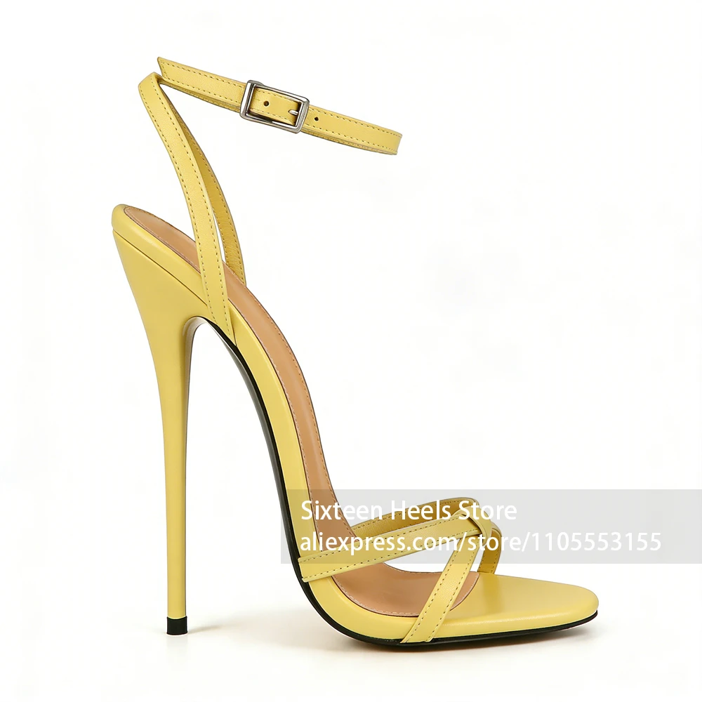 16cm 래커 힐 노트 샌들 스윗 스타일 발목 스트랩 - Metallic Heel Sandal 리뷰 및 가격