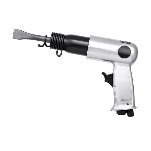 

Air Hammer, 3500BPM Pneumatic Hammer with 2.76 inch Stroke & 4PCS Chisels Round Shank, Pistol-Grip Compact Air Chisel