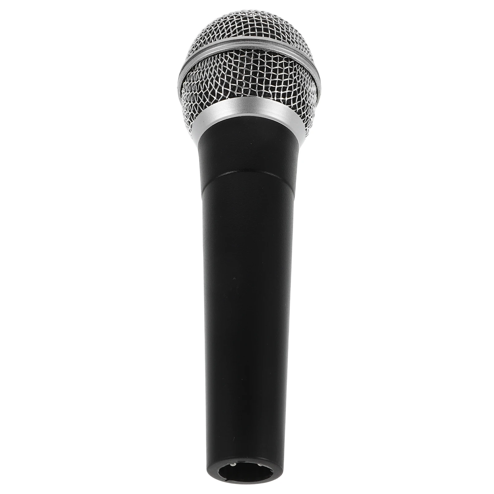 

1pcs Simulation Interview Microphone Realistic Kids Toy Lightweight Stage News Prop Plastic Play retro microphone props